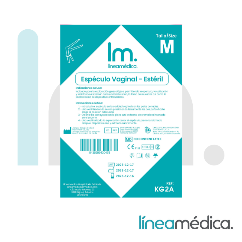 ESPECULO VAGINAL ESTERIL  LMEDICA C/100 TALLA M