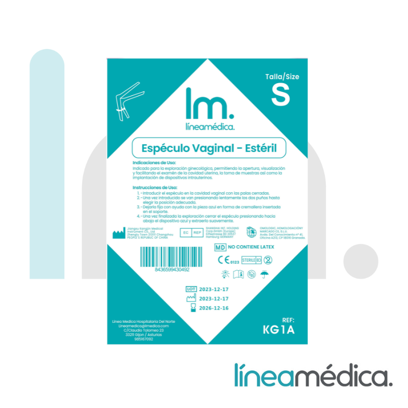 ESPECULO VIRGINAL ESTERIL  LMEDICA C/100 TALLA S