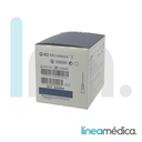 AGUJA  23G 0,6X25 C/100 AZUL