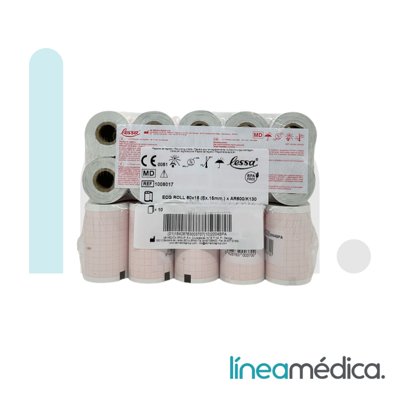 PAPEL ELECTRO AR600 ROJO(1006017) C/ 10 UDS