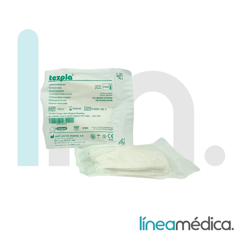 GASA  TNT  SOBRE 5 UDS 7.5X 7.5 ESTERIL C/384 UDS