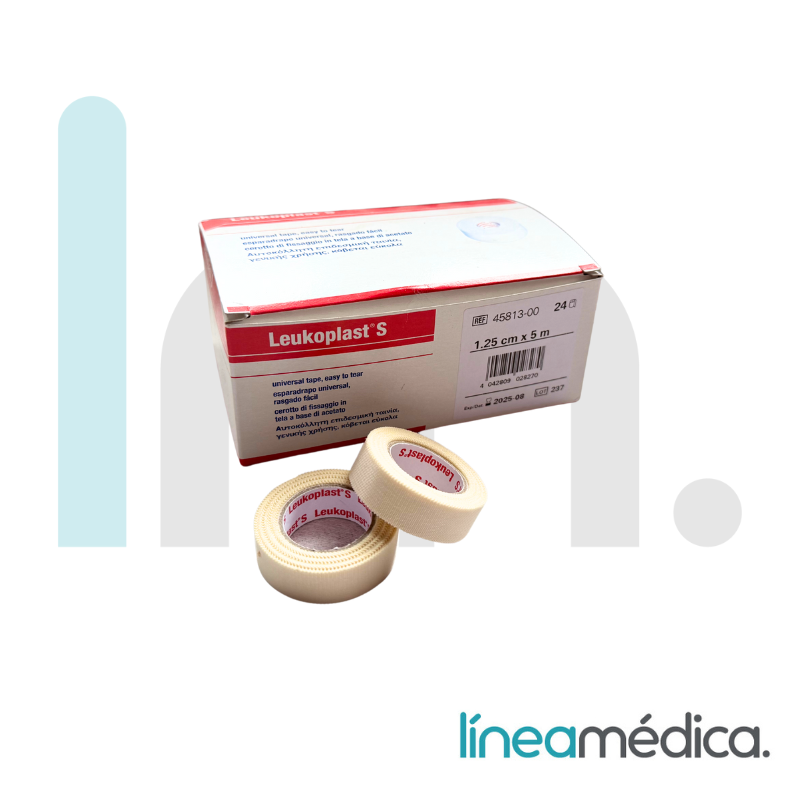 ESPARADRAPO LEUKOPLAST S 5X1,25 BLANCO C/24