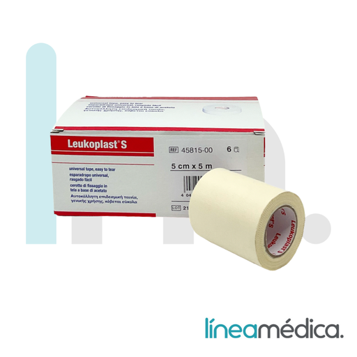 [45815-00000-04] ESPARADRAPO LEUKOPLAST S 5X5 BLANCO C/6 UDS