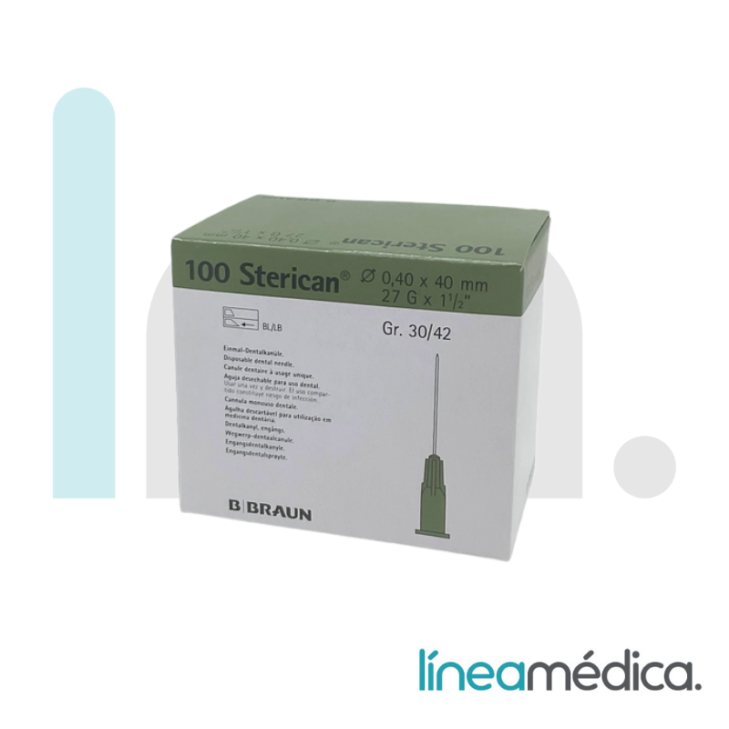 AGUJA 27G BRAUN 0.4X40 C/100