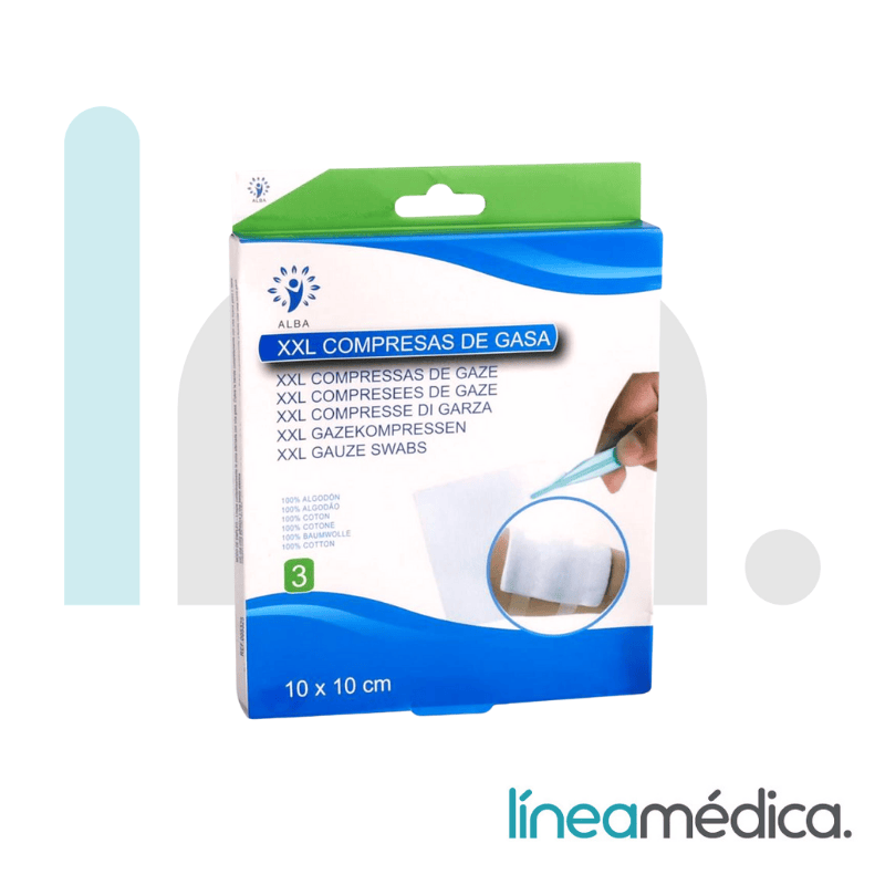 GASA ALGODON ESTUCHE 3 UNIDADES 10X10 KLM(5325)