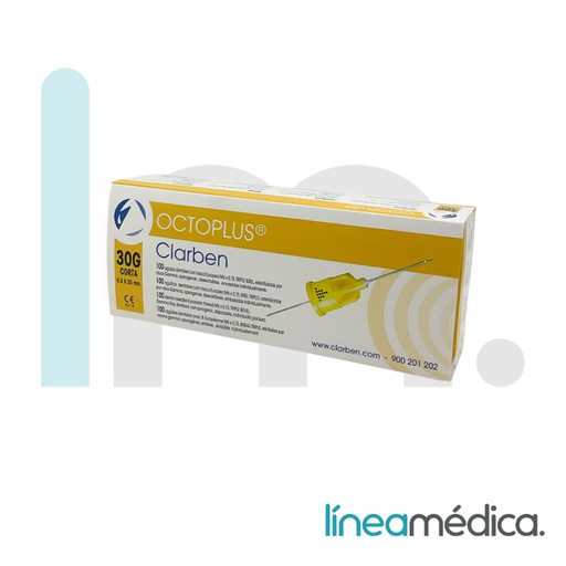 [01-016] AGUJA DENTAL 30G (corta) REF 01-016 0,3X25
