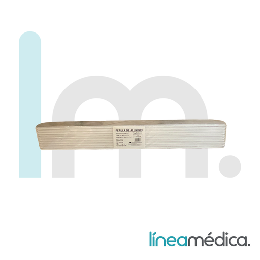 [700049] FERULA ALUMINIO Y LATEX 50X5 CM C/ 10 UDS