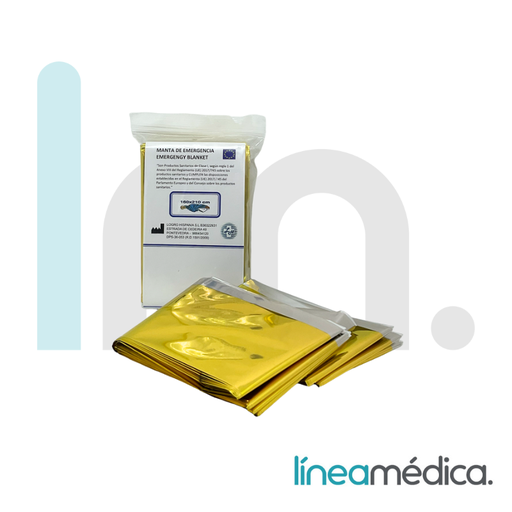 MANTA TERMICA ALUMINIO DORADA