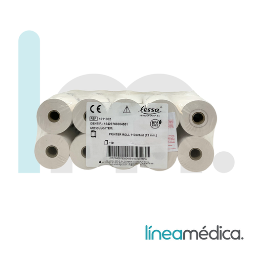 [1011002] ROLLO ESPIROMETRIA 111 MM (120B-C-D) C/10 UDS