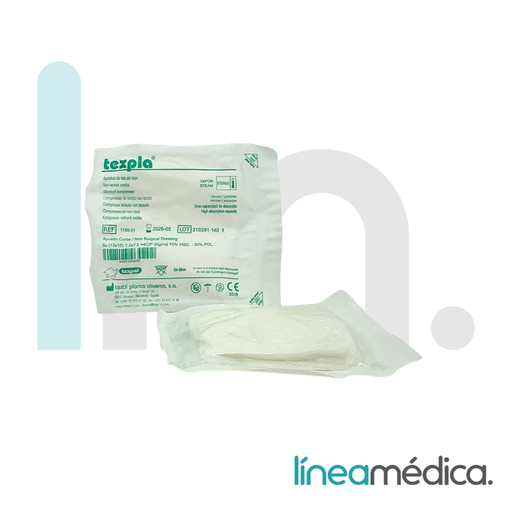[0300575750400] GASA  TNT  SOBRE 5 UDS 7.5X 7.5 ESTERIL C/384 UDS