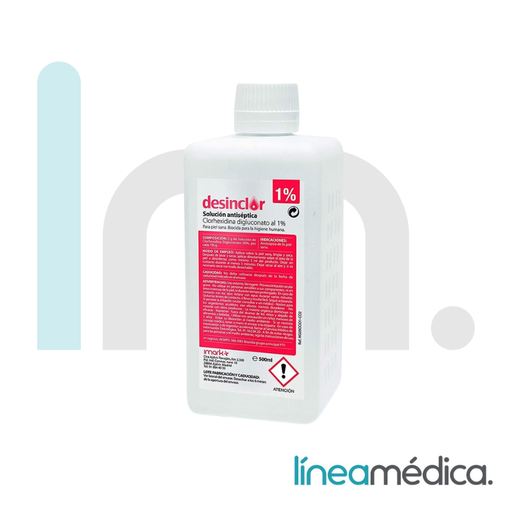 [HG000001-C02] DESINCLOR SOLUCION acuoso ANTISEPTICA 500 ML 1%
