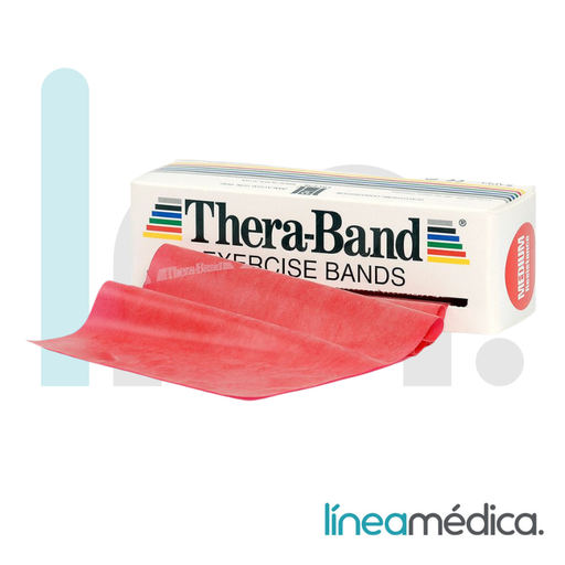 [3000028] THERABAND ROJO 15CMX5,4M ( medio)