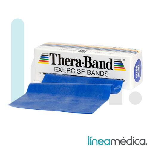 [3000030] THERABAND AZUL 15CMX5,4M (extra fuerte)