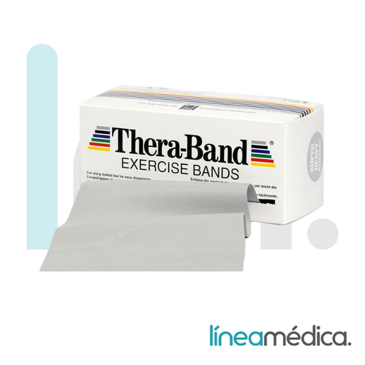 [3000038] THERABAND SILVER 15CMX5,4CM(olimpico - fuerte especial +)