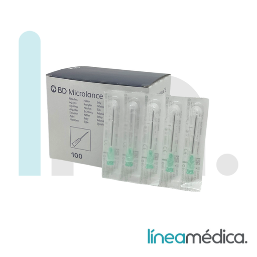 [304432] AGUJA 21G 0,8X40 C/100 VERDE