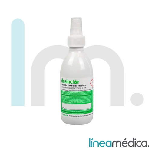 [HG00INC/P250] DESINCLOR 2% INCOLORO 250 ML (SOL.ALCOHOLICA) SPRAY