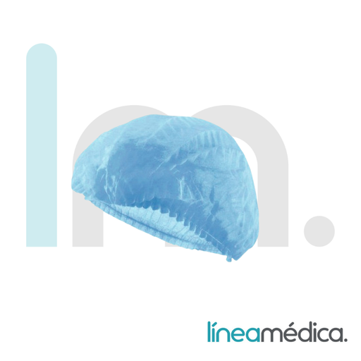 [4182] GORRO ENFERMERA AZUL KLM  B/100