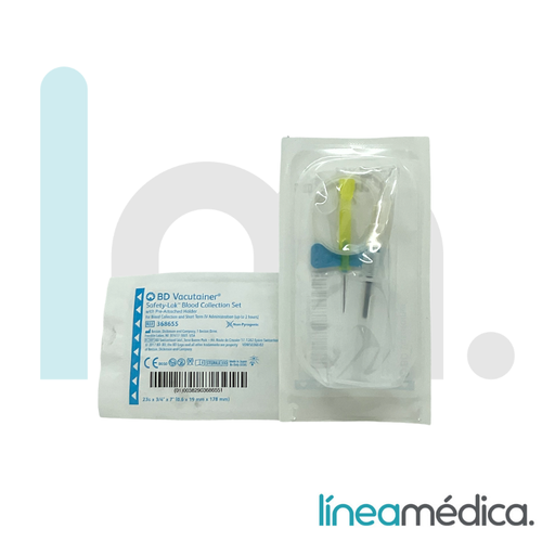 [368655] PALOMILLA VACUTAINER AZUL 23G C/ CAMPANA C/25