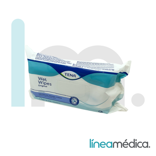 [8574-01] TENA WET WIPES (30 x20)  9 PAQUETES 80 TOALLITAS HUMEDAS