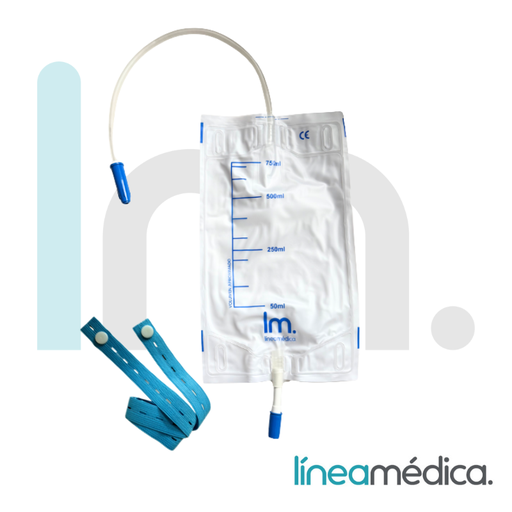 [LMOR750] BOLSA ORINA PIERNA  750 ML C/200 UNIDADES