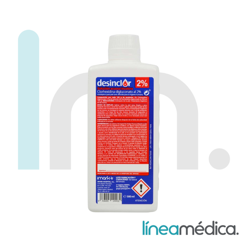 [HG0AC2IN/T0500] DESINCLOR ACUOSO 2% INCOLORO B/500 ML