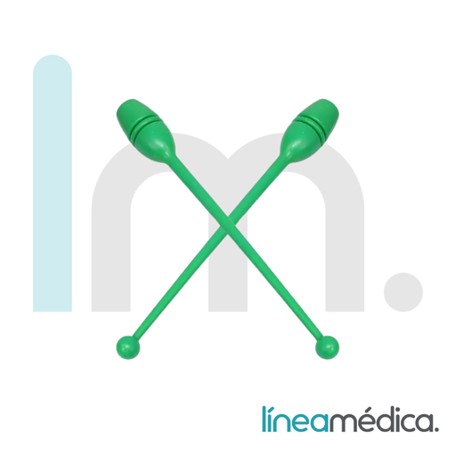 [24402.004.1] PAR DE MAZA RITMICA VERDE